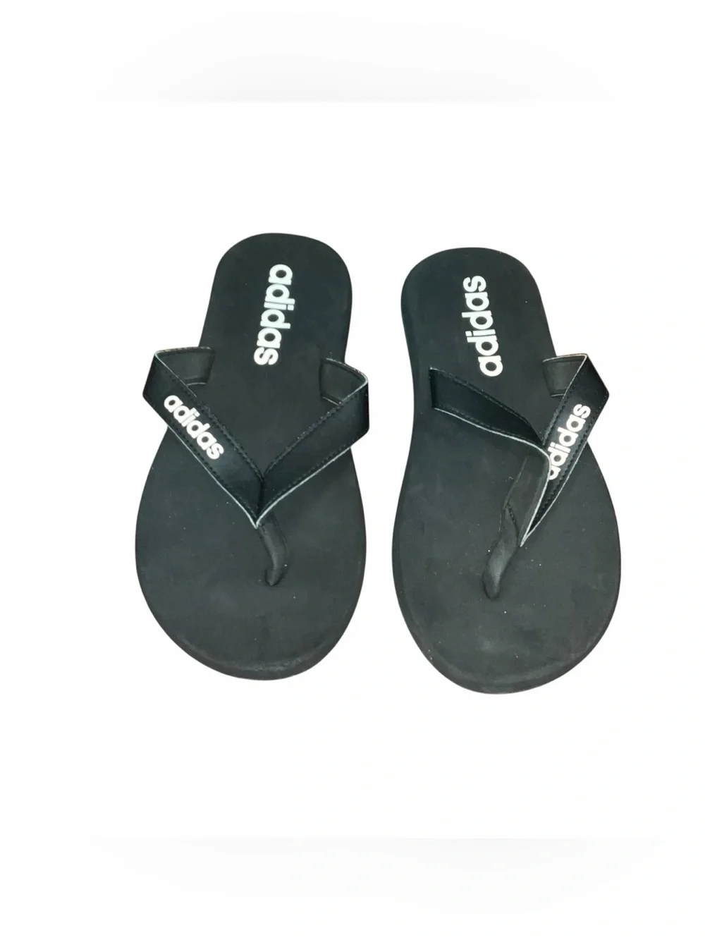 Adidas Women’s Black Flip Flops Thong Sandals Size 6 Lightweight Casual Slides
